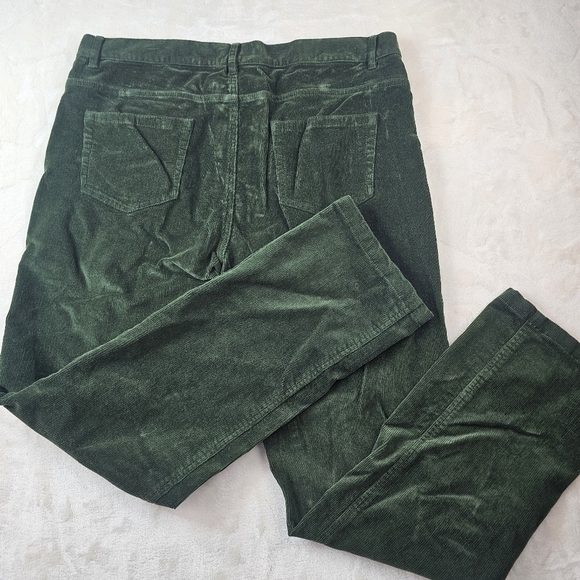 J. McLaughlin Cotton Oxford Corduroy Pants Men’s 36 Green Preppy Holiday - Picture 9 of 11